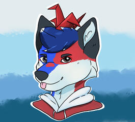 A silly Headshot from Nicodafoxdragon (https://www.instagram.com/nicodafoxdragon/)